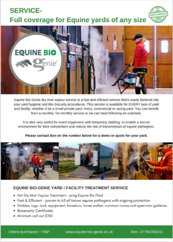 20 litre - Equine BIO Fluid Disinfectant - Ready to Use - No Dilution Needed